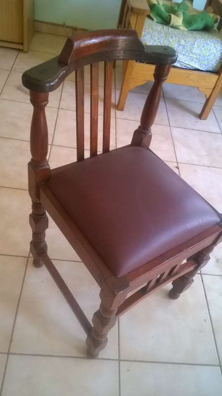Exquisite, characterful VINTAGE Kiaat Chair